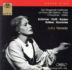 【輸入盤】Julia Varady sings Wagner & Verdi (Wiener Staatsoper LIVE 1993-1996)