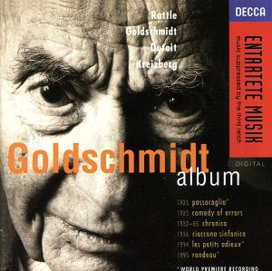 【輸入盤】Goldschmidt;Passacaglia etc