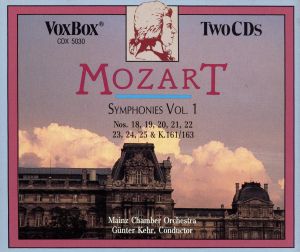 【輸入盤】MOZART:SYMPHONIES VOL.1