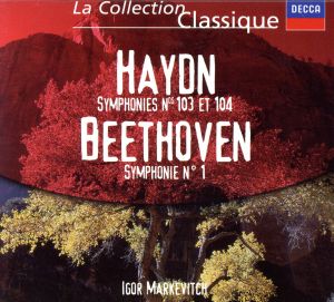 【輸入盤】Haydn: Symphonies Nos.103, 104 / Beethoven: Symphony No.1