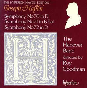 【輸入盤】Symphonies 70-72