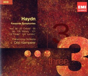 【輸入盤】Haydn:Favorite Symphonies Nos 88 92 95 98 100 102 104