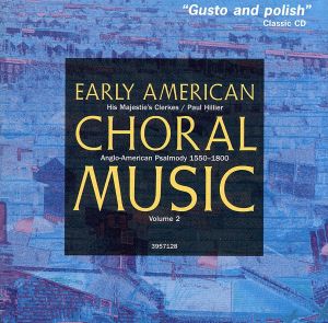 【輸入盤】Early American Choral Music 2