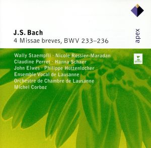 【輸入盤】Bach: 4 Missae Breves, BWV 233-236