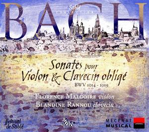 【輸入盤】Bach: Sonatas for Violin & Harp (Sonates pour violon et clavecin oblige)