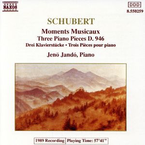 【輸入盤】Schubert;Moments Musicaux