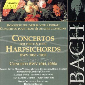 【輸入盤】Bach;Concs for 3 & 4 Harpsicho