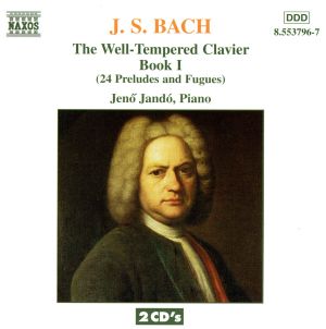 【輸入盤】Well Tempered Clavier Book 1