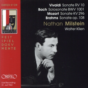 【輸入盤】Vivaldi: Sonate RV 10; Bach: Solosonate BWV 1001; Mozart: Sonate KV 296; Brahms: Sonate Op. 108