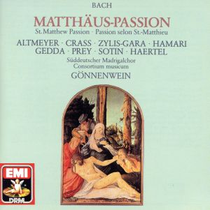 【輸入盤】Bach: Matthaus-Passion