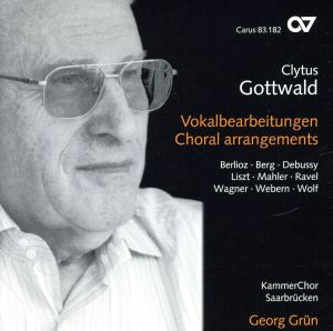 【輸入盤】Gottwald: Choral Arrangements