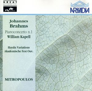 【輸入盤】Brahms;Piano Concerto No.1