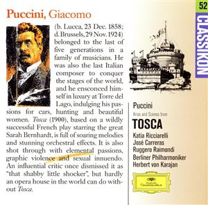 【輸入盤】Puccini;Tosca Highlights