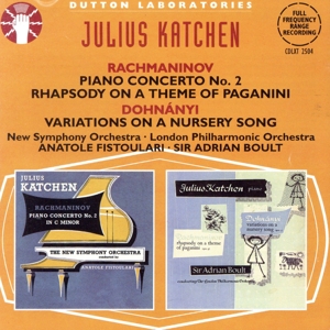 【輸入盤】Rachmaninov:PIANO CONCERTO No.2/Dohnayi:VARIATIONS ON A NURSERY SONG