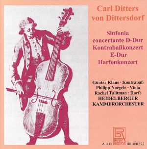 【輸入盤】Ditters: Sinfonia Concertante