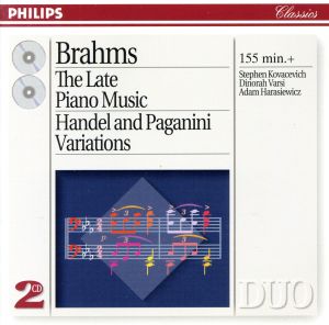 【輸入盤】Brahms:Late Piano Music