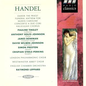 【輸入盤】Handel;Zadok the Priest/etc