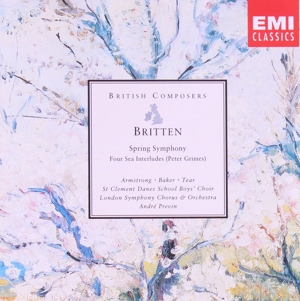 【輸入盤】Britten:Spring Symphony Op 44 / 4 Sea Interludes