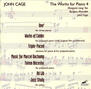 【輸入盤】John Cage: The Works for Piano, Vol. 4