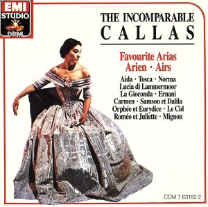 【輸入盤】Incomparable Callas