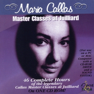 【輸入盤】Maria Callas Master Classes at Julliard (CD-ROM)