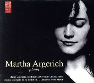 【輸入盤】Martha Argerich-piano.Ravel、Chopin