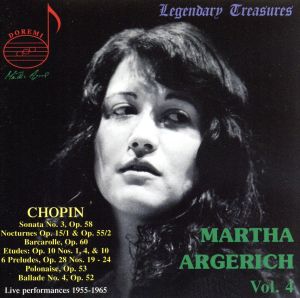 【輸入盤】Martha Argerich Vol. 4 - Chopin