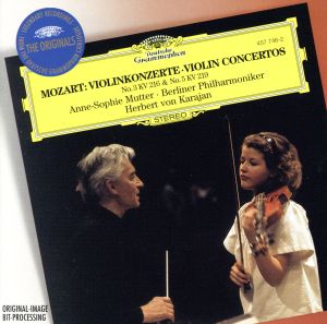 【輸入盤】Mozart: Violin Concertos 3 & 5 / Mutter, Karajan, Berlin Philharmonic Orchestra