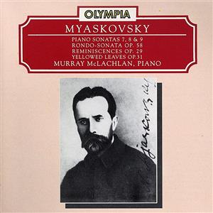 【輸入盤】Myaskovsky;Piano Sonatas 3