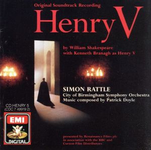 【輸入盤】Henry V: Original Soundtrack Recording (1989 Film)