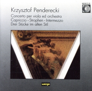 【輸入盤】Penderecki:Viola&Orch Conc.