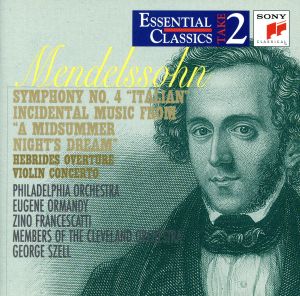 【輸入盤】Mendelssohn;Syms.1 & 4/Vio