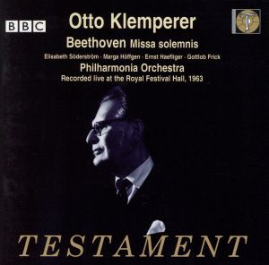 【輸入盤】Missa Solemnis