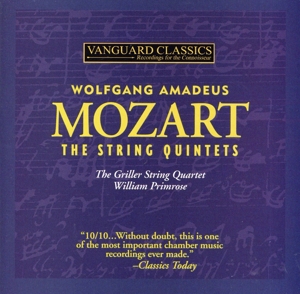 【輸入盤】MOZART:COMPLETE STRING QUINTETS