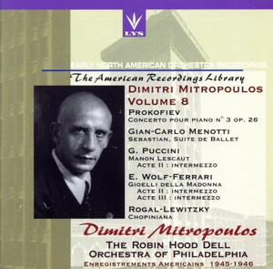 【輸入盤】DIMITRI MITROPOULOS VOLUME8