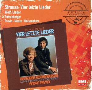 【輸入盤】Vier Letzte Lieder & Orchesterlieder