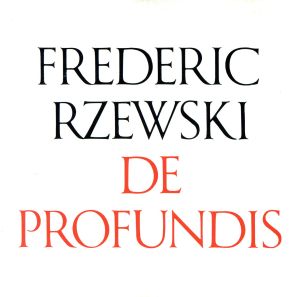 【輸入盤】Frederick:De Profundis