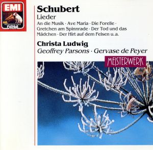 【輸入盤】Schubert: Lieder