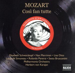 【輸入盤】Mozart: Cosi Fan Tutte