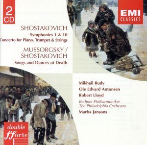 【輸入盤】Shostakovich: Symphonies Nos.1 & 10 / Mussorgsky/Shostakovich: Songs and Dances of Death