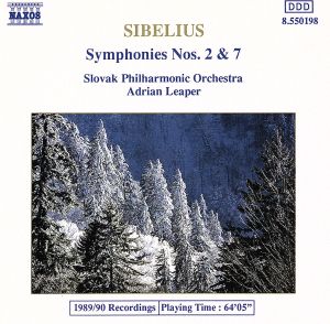 【輸入盤】Sibelius: Symphonies Nos. 2 & 7