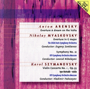 【輸入盤】Arensky: Overture / Miaskovsky: Overture, Symphony No.21 / Szymanowski: Violin Concerto No.1