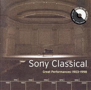 【輸入盤】Sony Classical: Great Performances 1903-1998