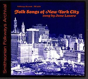 【輸入盤】Vol. 1-Folk Songs of New York City