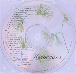 【輸入盤】Recordare: Women in Chant