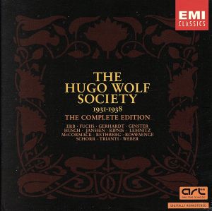 【輸入盤】Hugo Wolf Society 1931