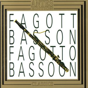 【輸入盤】Fagott 1 Bassoon/Son. for Bassoon & Basso Continuo