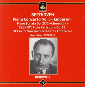 【輸入盤】Horowitz Plays Beethoven and Czerny