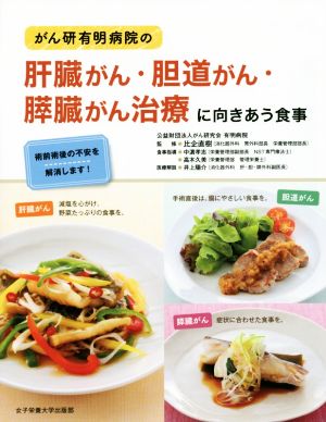 がん研有明病院の肝臓がん・胆道がん・膵臓がん治療に向きあう食事 術前術後の不安を解消します！