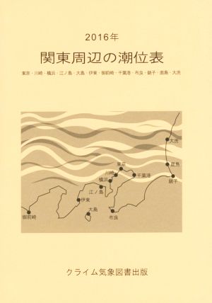 関東周辺の潮位表(2016年)